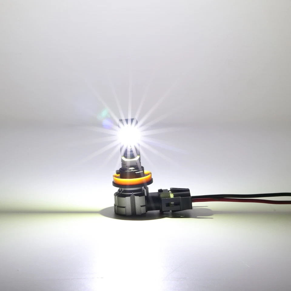 AUXBEAM H9 LED Headlight High Beam White for Holden Commodore VE 2006-13 Fanless - image 2 of 4