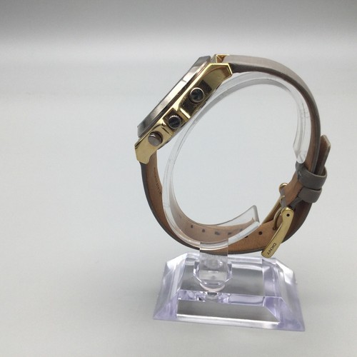 DKNY Chronograph Watch Women 38mm Silver Gold Tone NY-2478 New Battery - Picture 5 of 16
