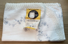 Vtg WonderArt Needlecrafts Embroidery 506G Large Trimmed Scarf Embroidery