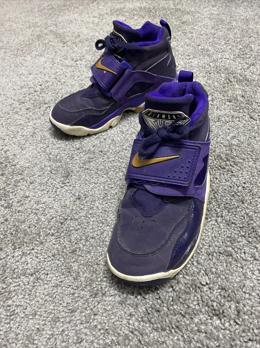 Deion sanders shoes black and purple hotsell