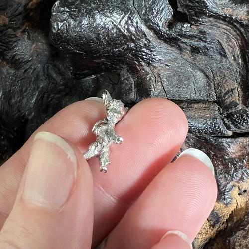 Vintage Sterling Silber Charm Esel Pantolette große Ohren süß Haustier - Bild 9 von 12
