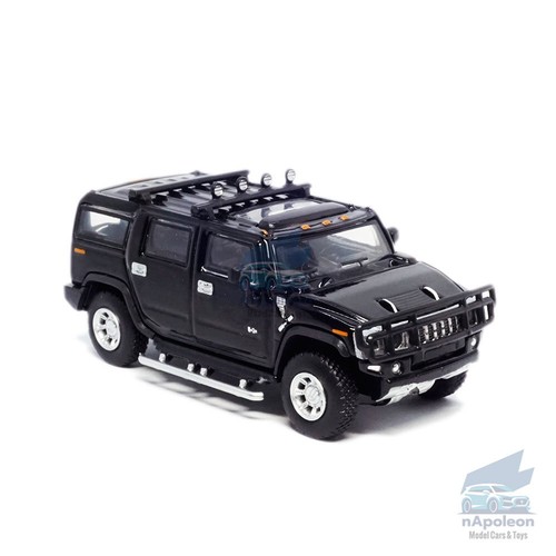 1:64 Hummer H2 Modelo Coche Aleación Diecast Juguete Vehículo Colección Niños Regalo Negro - Imagen 8 de 12