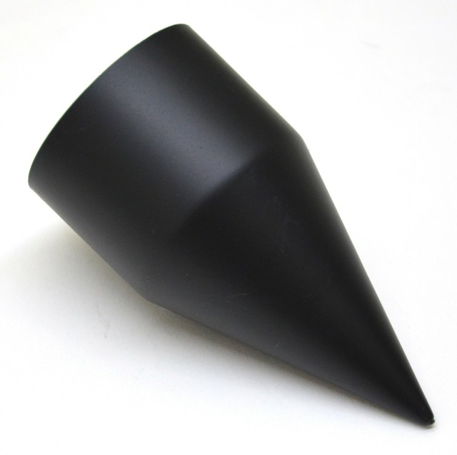 UP Lug Nut Covers 33mm ScrewOn Spike Matte Black 4 1/8" 10000 Set of