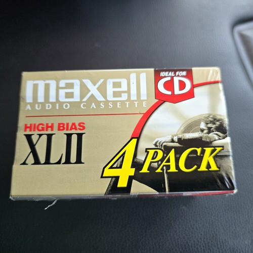 Lot of 4 MAXELL XLII-S 90 New Blank High Bias Audio Cassette Tapes New Sealed - Picture 5 of 5