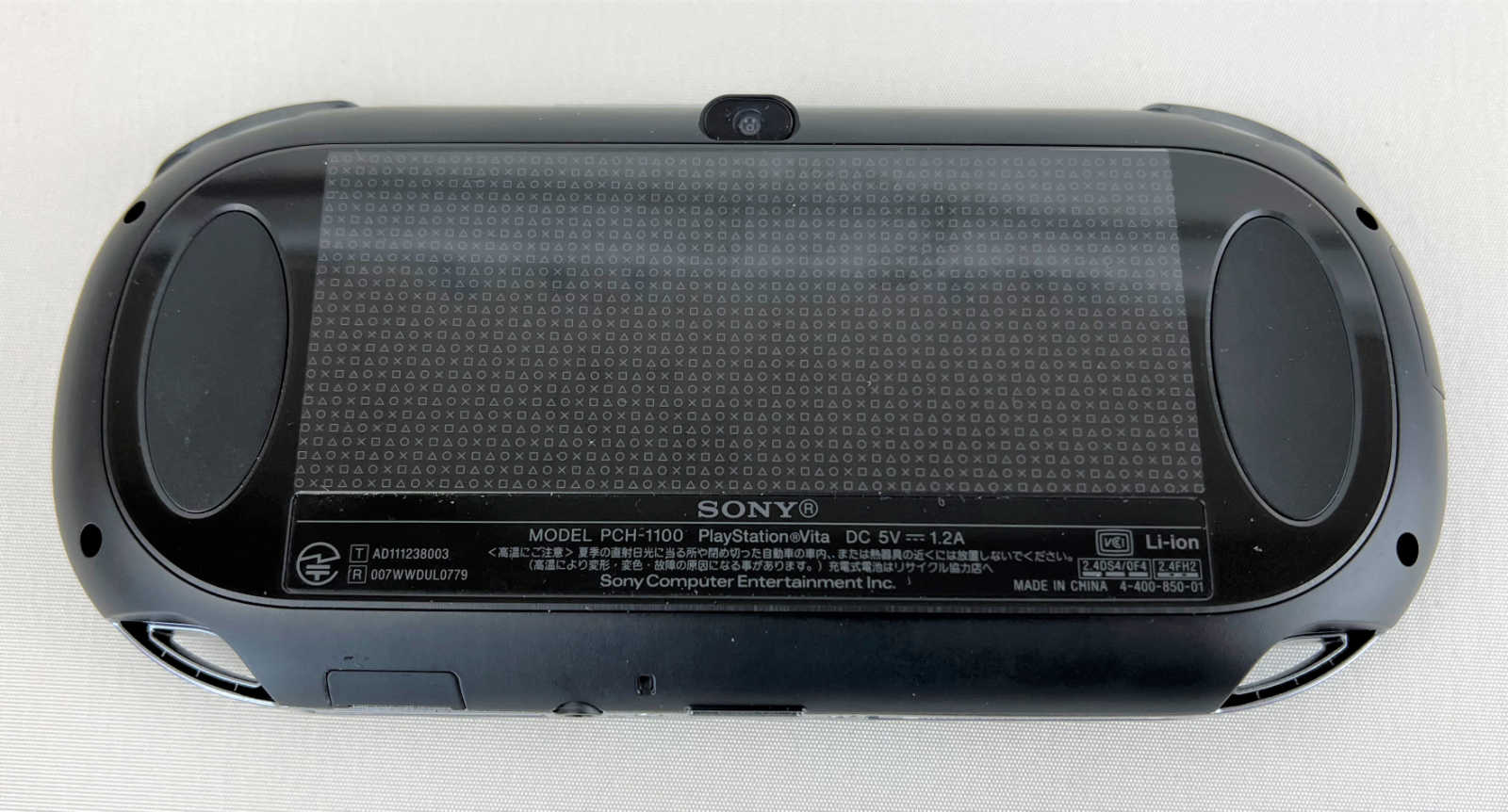 PS Vita PCH-1100 crystal Black Model Wi-Fi /Box Japan import Excellent