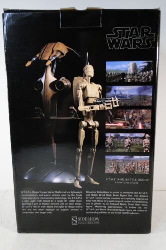 Sideshow 1/6 Maßstab Star Wars TPM S.T.A.P. und Battle Droid (2012) #2 - Bild 3 von 22