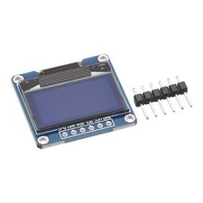 IIC OLED Display Module, 6 Pin Character Display Screen Black 0.96 Inch
