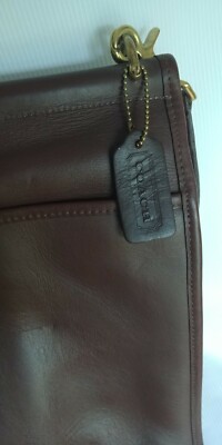 Vintage COACH Brown Leather Messenger Bag Briefcase | eBay Vintage COACH Brown Leather Messenger Bag Briefcase | eBay