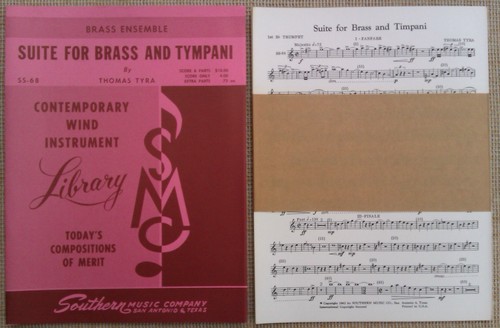 SHEET MUSIC & BOOKLETS FOR BRASS QUARTETS, QUINTETS, ENSEMBLES & CHOIR - Picture 67 of 76