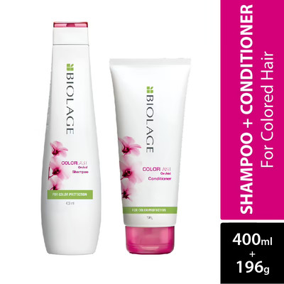 Biolage Colorlast Color Protecting Shampoo & Conditioner 400ml + 196g