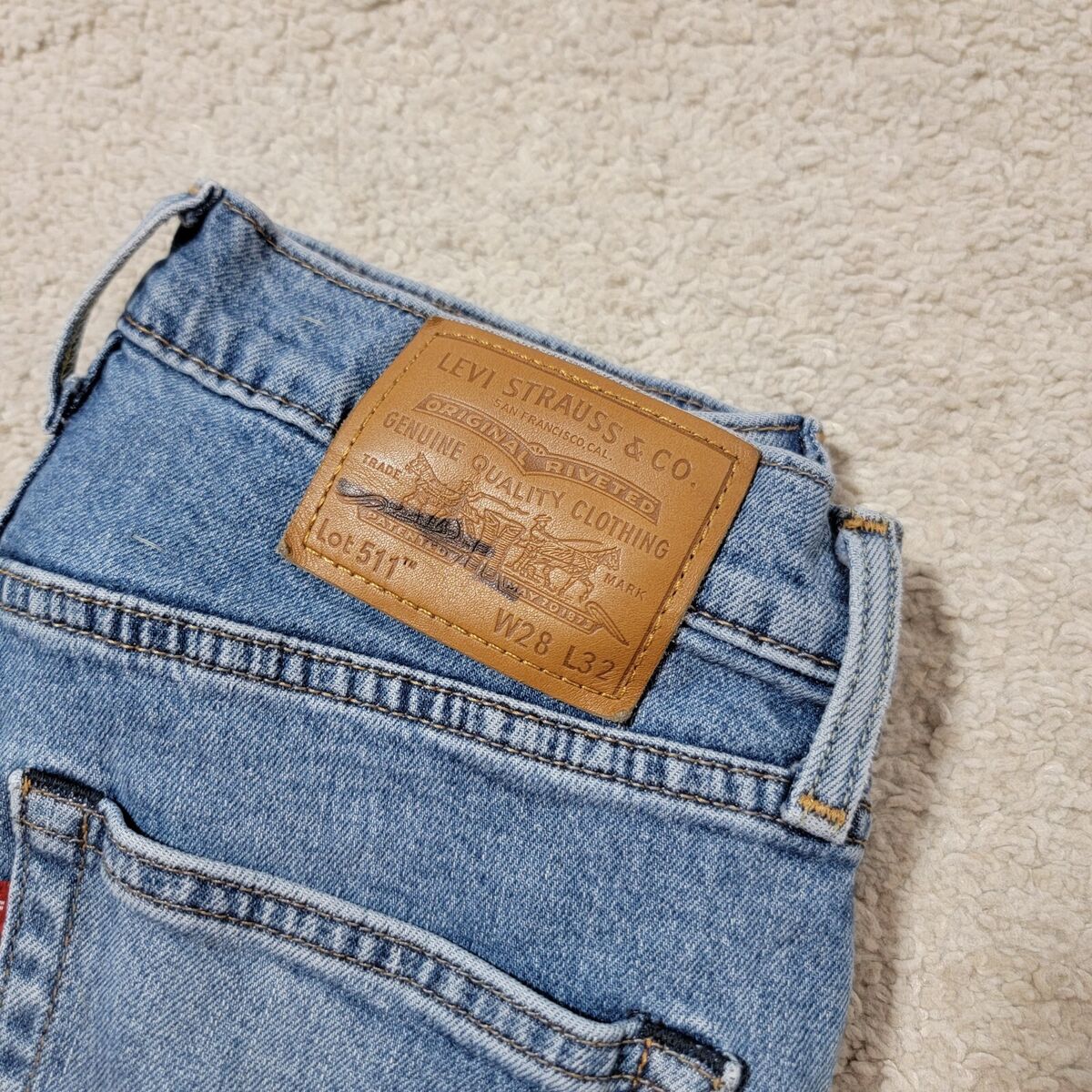 Levi's Premium Lot 511 Big E Jeans Men's Size 28x32 Blue Levi's Premium Lot 511 Big E Jeans Men's Size 28x32 Blue