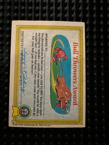 Garbage Pail Kids Series 1 1985 completa tu conjunto GPK 1er U Elige OS1 LECTURA BRILLANTE - Imagen 408 de 418