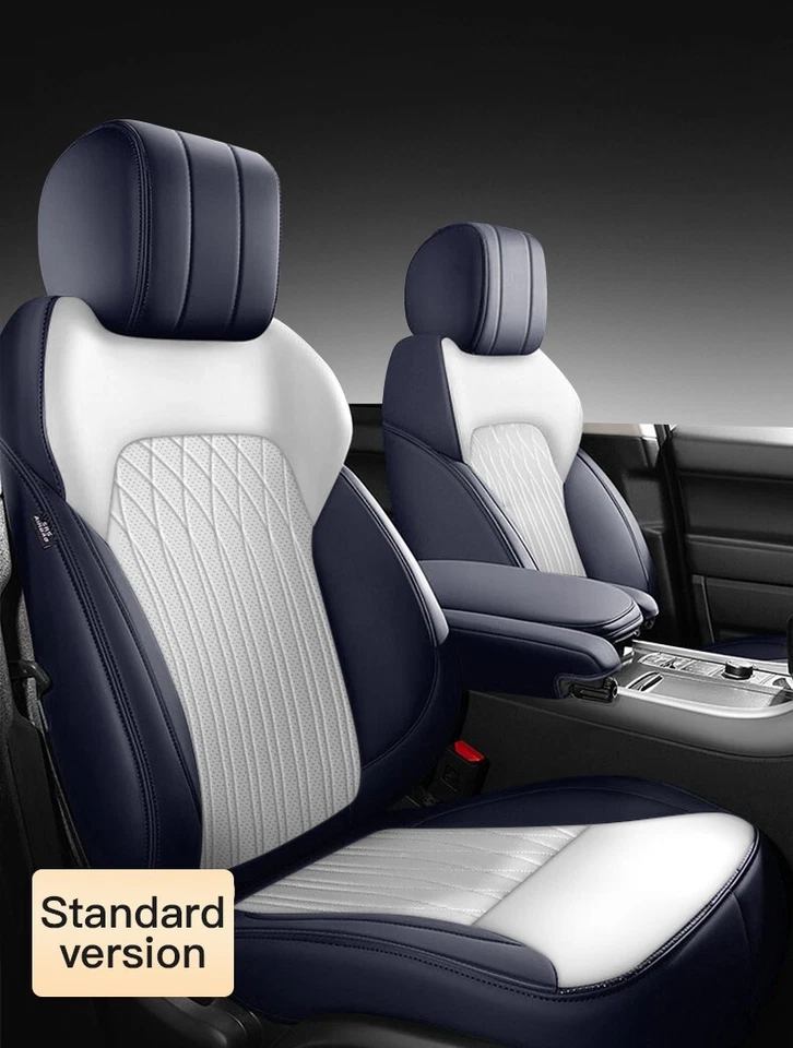 PARA LAND ROVER RANGE ROVER 2012-2024 EVOQUE MOTOPTES COJINES DE ASIENTO DE CUERO DE COCHE Foto 4 de 4