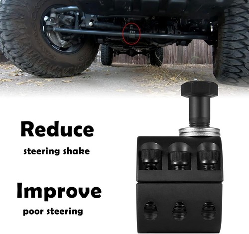 Abrazadera estabilizadora de dirección para Jeep Wrangler JK TJ XJ con varilla de amarre de tubo OD de 1-3/8" - Imagen 8 de 12