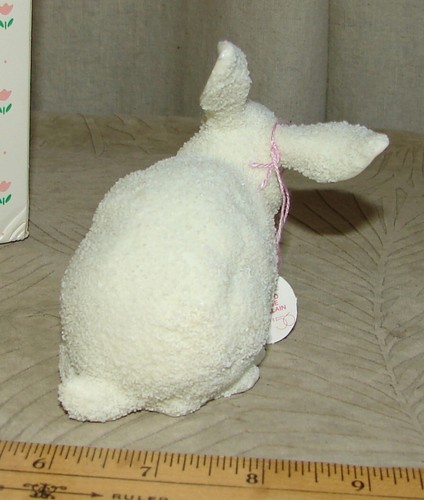 Vintage Porzellan OSTERN Hase Kaninchen Figur, Abteilung 56, Ostern 1997, MIB - Bild 4 von 7