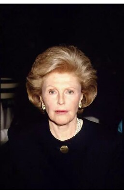 Pamela Harriman US-Botschafterin in Paris historisches Foto 4x6