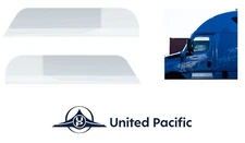 Stainless 6" Chopped Window Trim For 2008-2017 Freightliner Cascadia