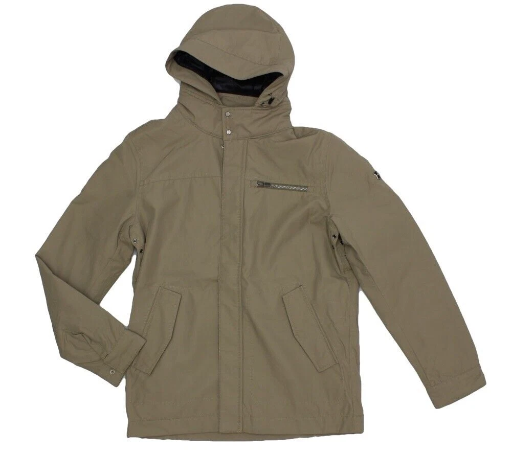 Victorinox Swiss Army Men s Hooded Fleece Lined Jacket Shale