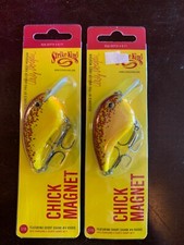 CRANKBAIT Chartreus Copper 7/16oz w/ #4 hook/depth 4-6' Chick Magnet Strike King