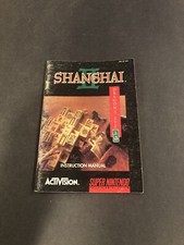 Shanghai snes manual