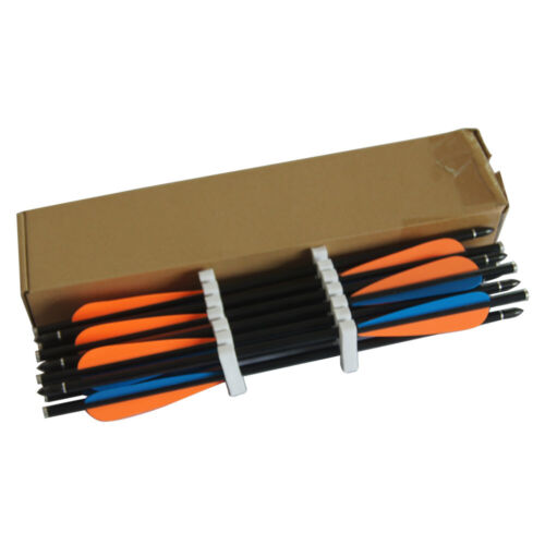 12PK 13.3" 20" 8850 fiberglass crossbow arrow bolts 8.0mm outter diameter - Picture 2 of 13