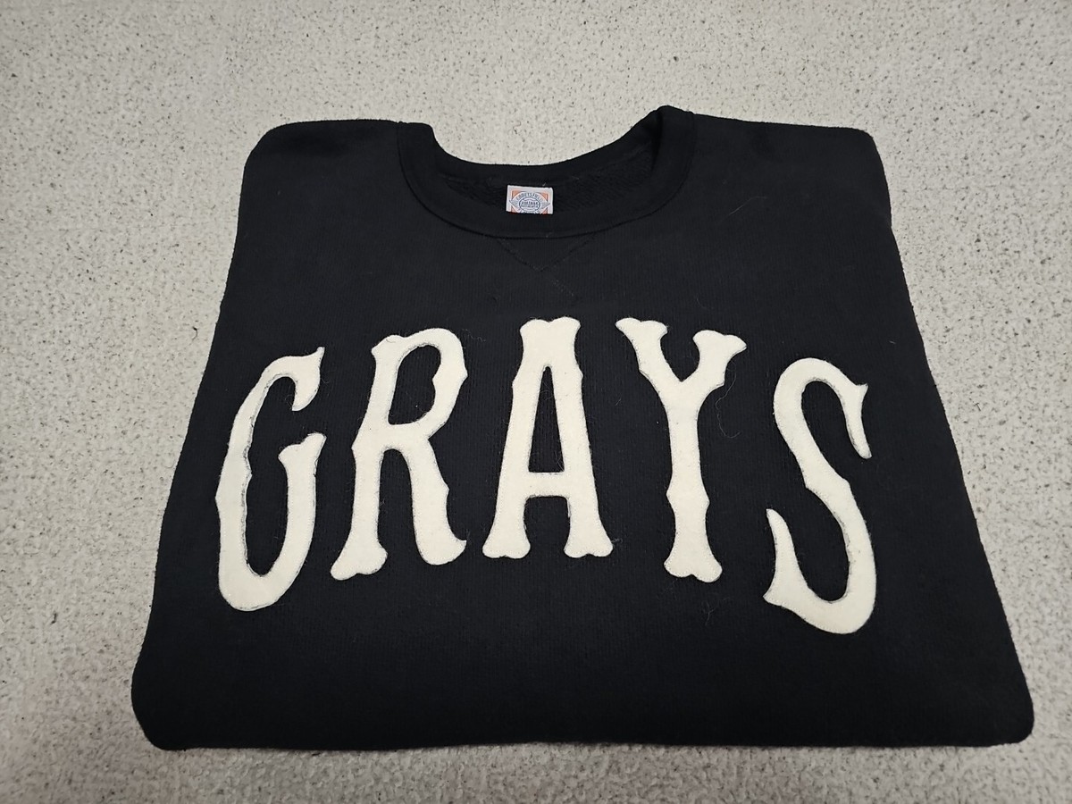 Ebbets Field Flannels NEW Homestead Grays Retro Black Hand Crafted  Sweatshirt M