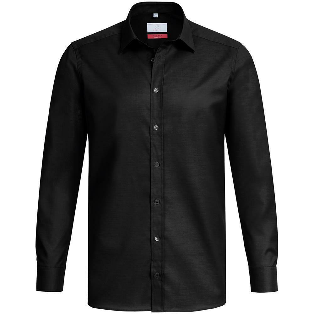 Greiff Corporate Wear Modern WITH 37.5 Herren Hemd Regular Fit Langarm Schwarz Greiff Corporate Wear Modern WITH 37.5 Herren Hemd Regular Fit Langarm Schwarz