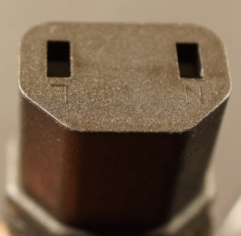 SONY IEC Kettle 2 Pin/Prong Power Cable for Sony AV Receiver, 1-837-633-13, NEW! - Image 3 of 4