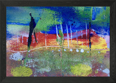 Einfache und ferne Vision, 2016, Mix gerahmtes Wandbild Poster Leinwanddruck Bild