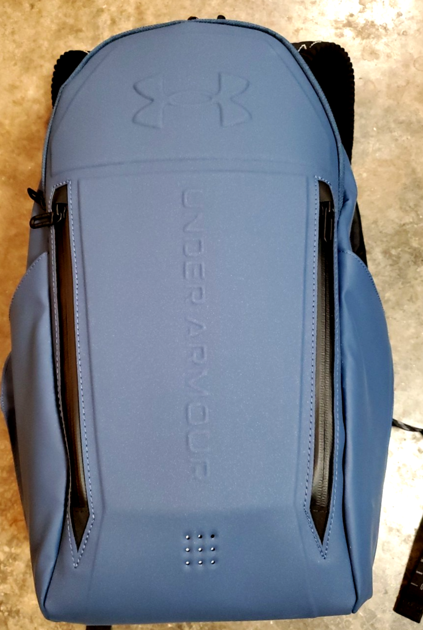 Under Armour No Weigh Suspends Weight Backpack Blue Style 60055747 H2O resistant