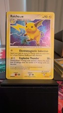 RAICHU 15/123 HOLO R MYSTERIOUS TREASURES POKEMON HEAVILY PLAYED
