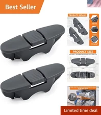 Replacement Dishwasher Upper Rack Stop Clip by Whirlpool & Kenmore - 2 Included