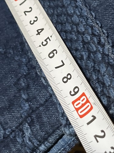 Japanese Bushu Indigo Dyed Cotton Kendo Gi Jacket"藤" Tou Name Embroidery Used - Picture 5 of 20