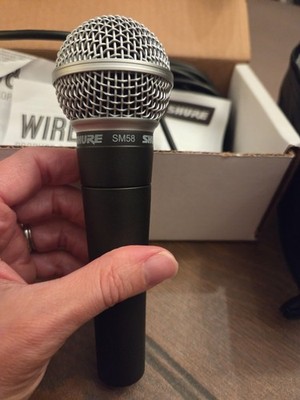 Shure SM58 Wired Dynamic Microphone never used