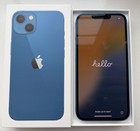 APPLE iPHONE 13 128GB UNLOCKED BLUE  (76% BATTERY) w/ BOX - GOOD OVERALL COND!