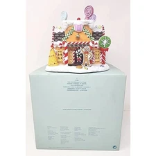 PartyLite The Gingerbread Cottage Tealight House Christmas Decor w Box P8C/P7901