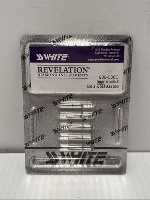 ss white revelation Diamond Instruments 91406-5 diamond burs