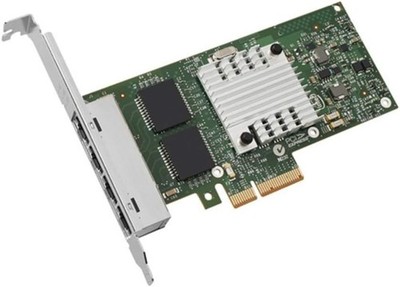 Intel I350-T4 Ethernet Server Adapter (I350T4BLK), 1GBps, PCI Express 2.0 x 4 