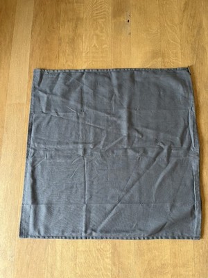 Ikea Kissenbezug 65x65 cm Anthrazit grau Baumwolle Reißverschluss Neu & unbenutz