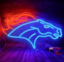 Neon Sign for Broncos - Football & Rugby Football - Wall Decor