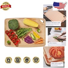 19x14" Wood Fiber Cutting Board, Dishwasher Safe, Non-Porous, USA Made