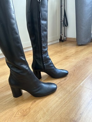 Aeyde Stiefel Ariana soft calf leather black, 38, neu