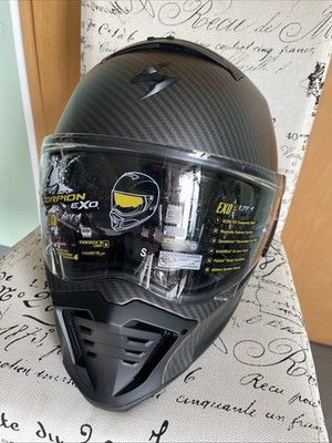 Scorpion EXO - HX 1 HOSTIUM Matt Black Silver, S
