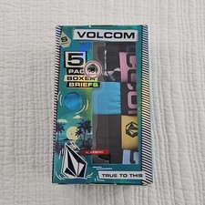 Volcom 5 Pack Boxer Briefs Size Small 28-30 5.5 inch Inseam NEW Stretch NWT