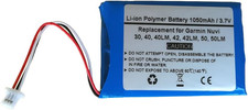 Batteria 3,7 V 1050 Mah Compatibile Con Garmin Nuvi 30, 40, 40 Lm, 50, 50 Lm, Nu