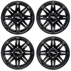 4pc Set 12" RockTrix RT103 ATV Wheels 12x7 4/110 4x110 5+2 2+5 For Honda SRA