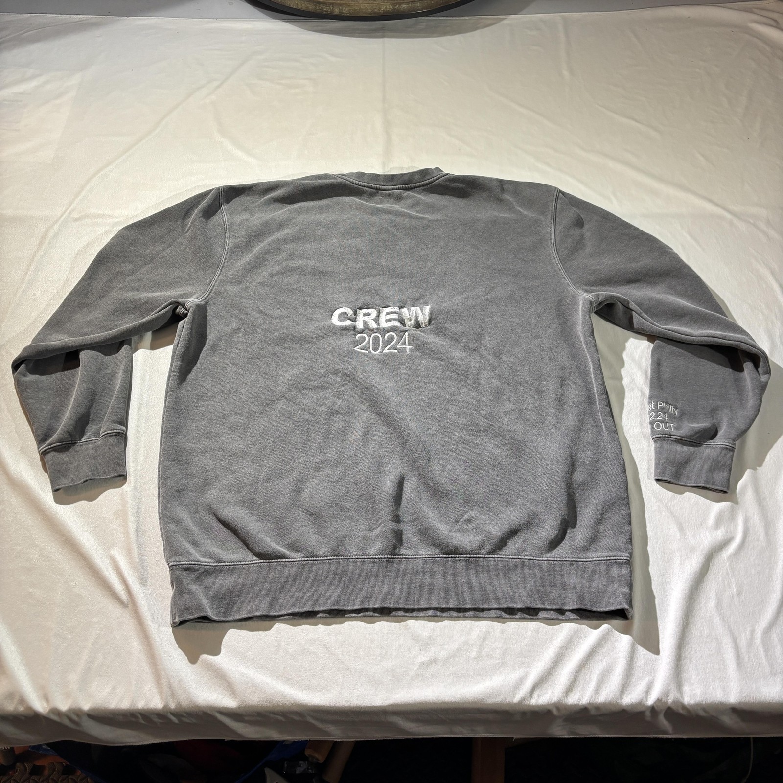Something Corporate Sweatshirt Mens XL Gray Crewneck Met Philly Sold Out 2024 image 2