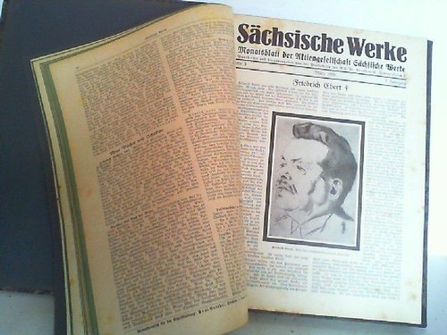Sächsische Werke - Monatsblett Aktiengesellschaft Sächsische Werke - Hier 1. Jah - Bild 1 von 2