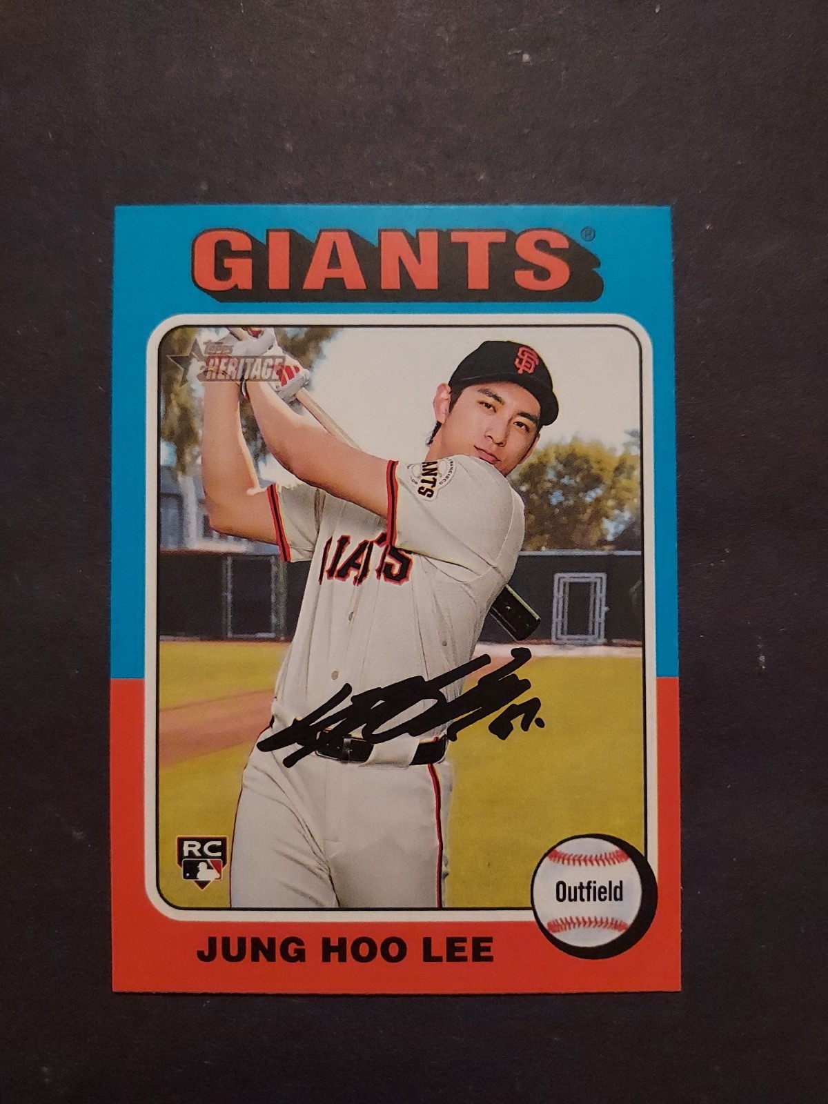 Jung Hoo Lee 2024 Topps Heritage 545 RC