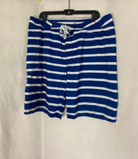 EUC Old Navy Men's Blue White Striped Swim Board Shorts size 2X
